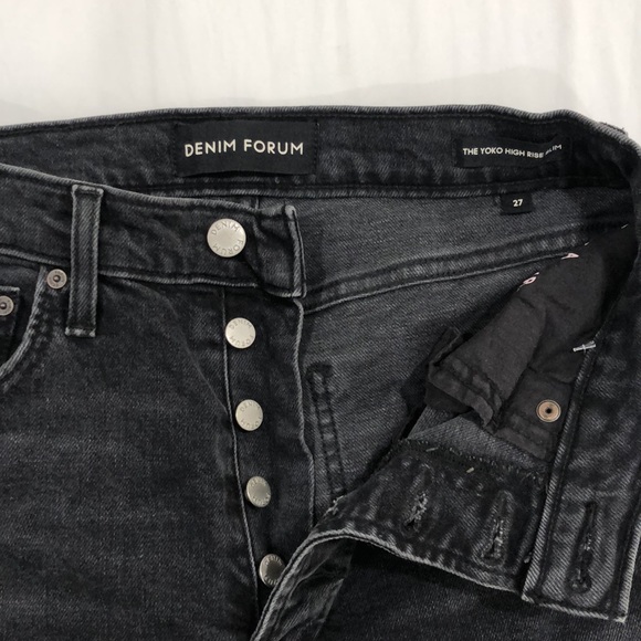 DENIM FORUM The Yoko High Rise Slim Jeans - Picture 4 of 9